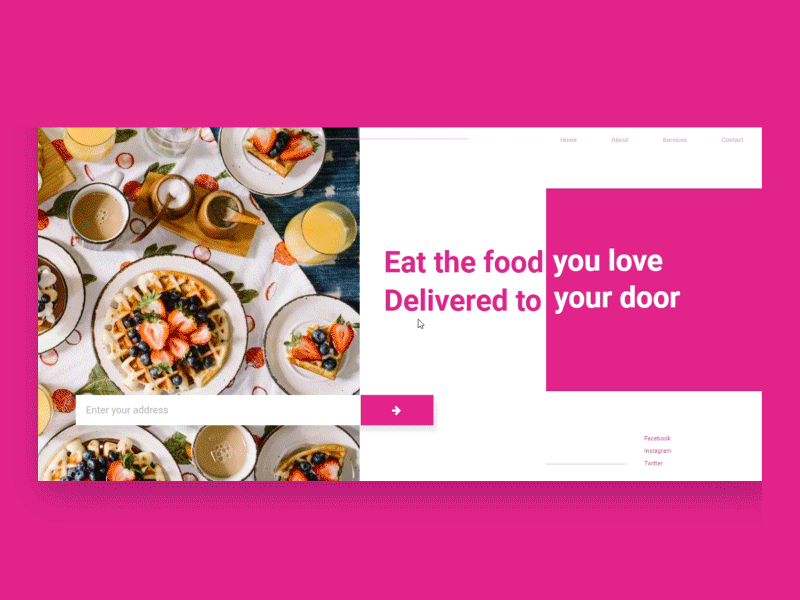 Food Ordering custom design design elementor food foodora landing page order order food ui uidesign ux ui design web web design wordpress