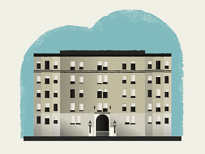 Charlesgate East boston illustration