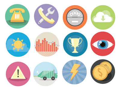 energy management icons