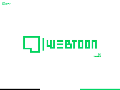 Webtoon by Naver [II] brand brand identity comic design graphic green indonesia industries logo logo concept logogram logotype naver platform redesign toon webcomic webtoon