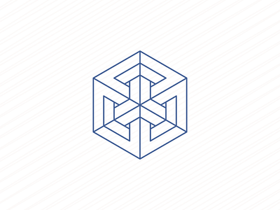 Minimalist & Impossible Geometry blue design geometry graphic graphic design impossible indonesia line logo minimalist simple