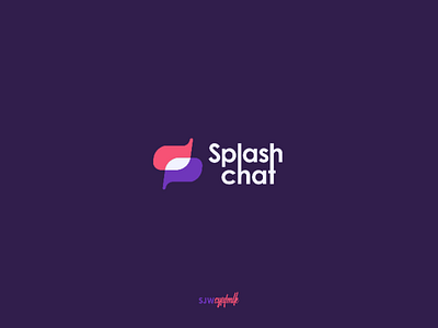 Splash Chat application brand brand identity branding chat design graphic graphic design indonesia logo logogram logotype minimalist platform simple social media splash splash chat typography