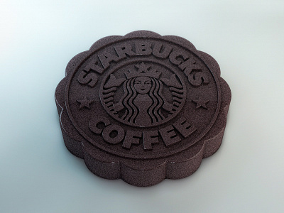 Starbucks Moon cakes 3d c4d cake cakes china coffee cookie cream icon moon sweet sweet ui