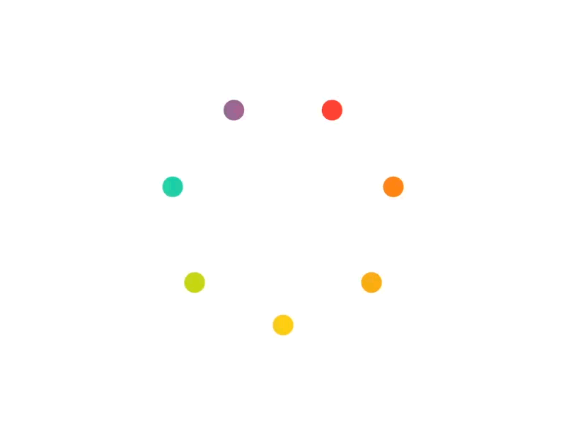 Meta 2 ae animation ball circular color gif loader meta