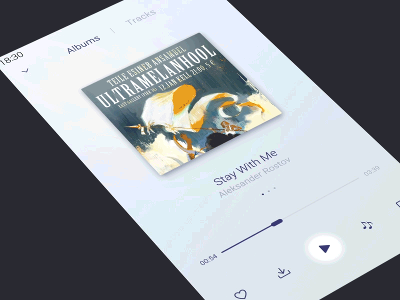 Netease cloud music redesign Gif