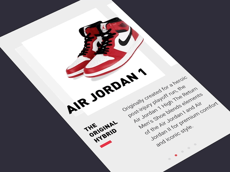 The motion design of Daily UI #016 Pop-Up / Overlay card clean daily motion nike pop pop upoverlay red ui