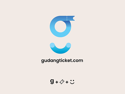gudangticket.com - Ticketing Logo branding design g logo logodesign startup ticket ui design vector
