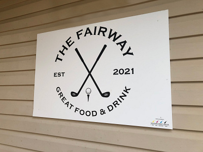 Fairway Logo fairway golf course restaurant golf logo logo restaurant
