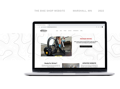 The Bike Shop Website bike branding fitness website uiux design website
