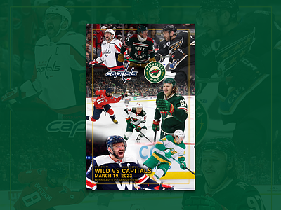 Hockey Game Poster collage game hockey minnesota sports poster wild