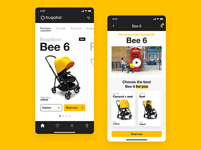Bugaboo - Concept App Design