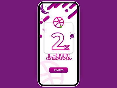 2 Dribbble Invites