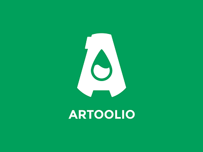 Artoolio brand green identity logo minimal