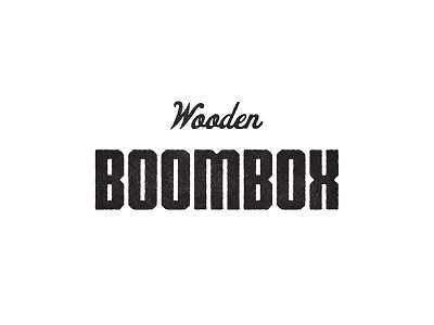 Wooden Boombox