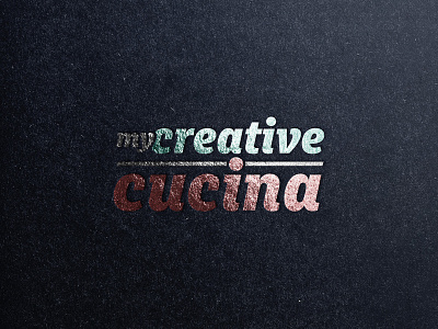 My Creative Cucina - visual branding brand design brand identity branding illustration logo logo design mockup product design