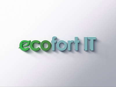Ecofort IT branding brand design brand identity branding collage it brand logo it branding it company loog it logo it logo design logo logo design photoshop
