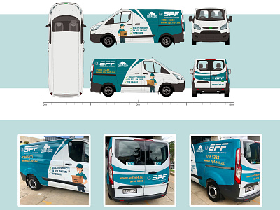 Vehicle wrap - SPF Construction Products branding design signage vehicle vehicle signage vehicle wrap