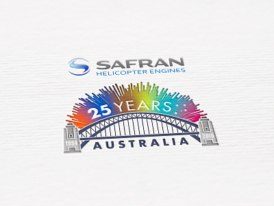 Logo design // Safran Group ⁣ australia brand design brand identity branding bridge helicopter illustration logo logo design logo design branding logo designer