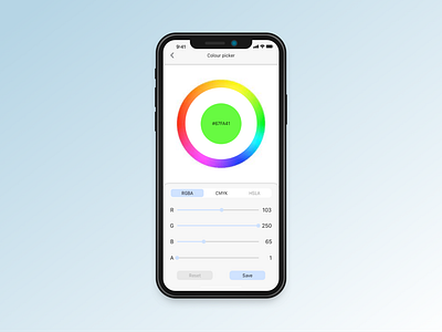 Daily UI practice - 060 Colour picker