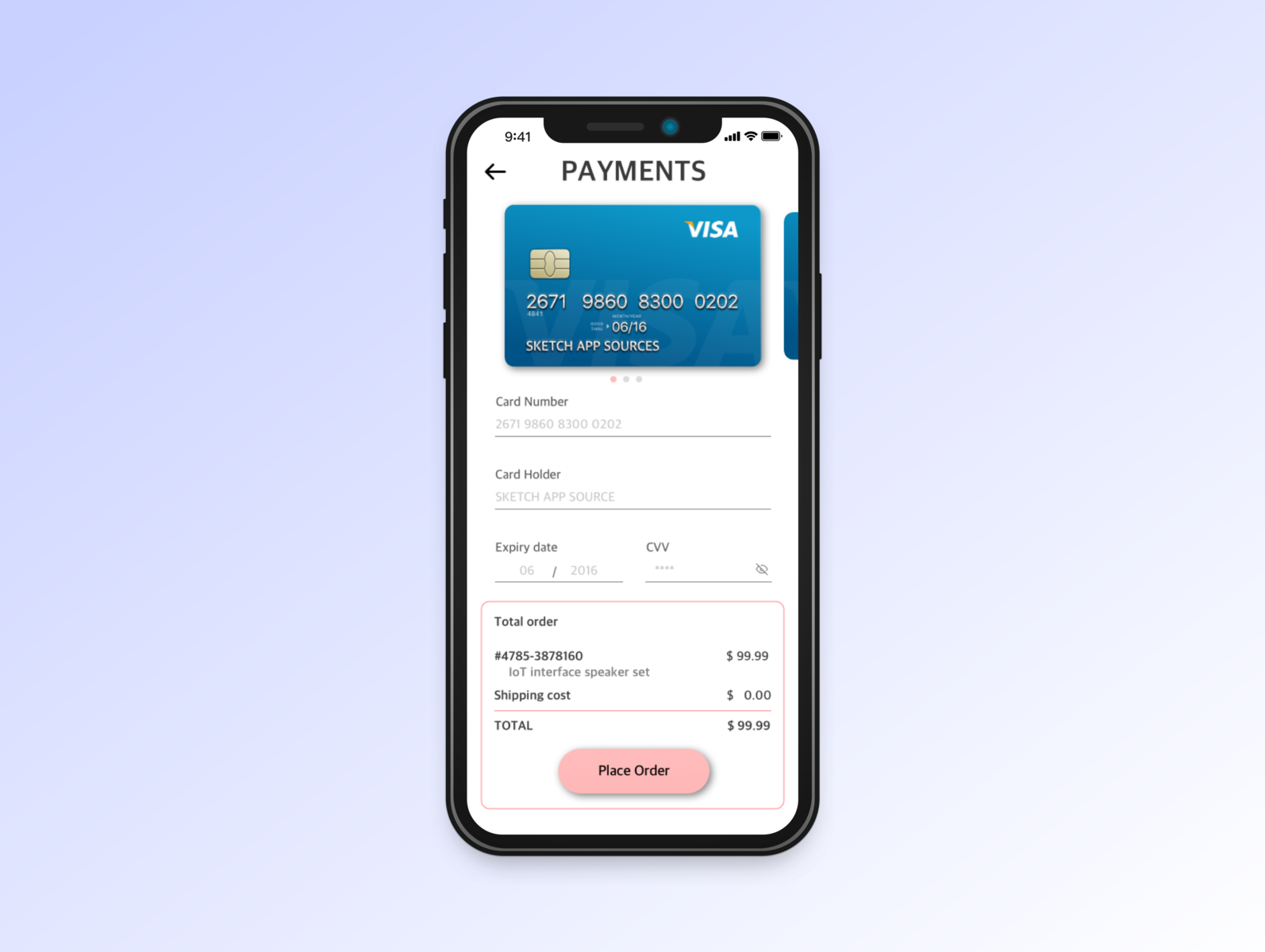 Daily UI practice - 002 payment by KY KANG on Dribbble