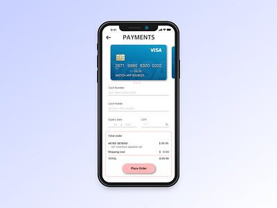 Daily UI practice - 002 payment dailyui design practice ui userinterface