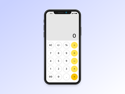 Daily UI practice - 004 calculator dailyui dailyui004 practice ui user interface