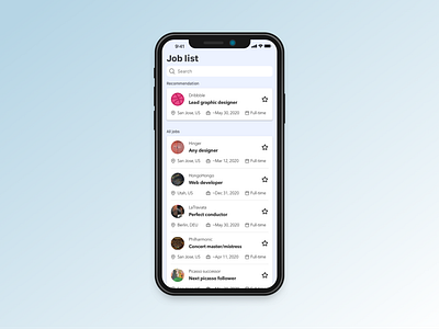 Daily UI practice - 050 Job listing