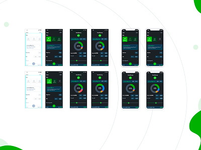 Accounting app design and interactive mockup