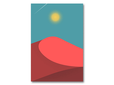 Desert adobe curves desert design graphic illustration illustrator summer sun vector