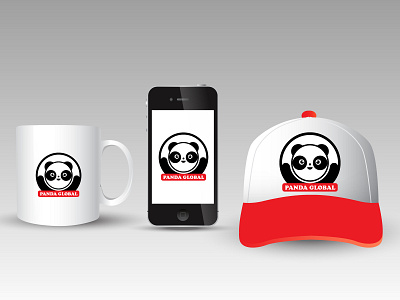 Panda Global adobe advertise branding dailylogochallenge design flat graphic icon illustration illustrator logo vector