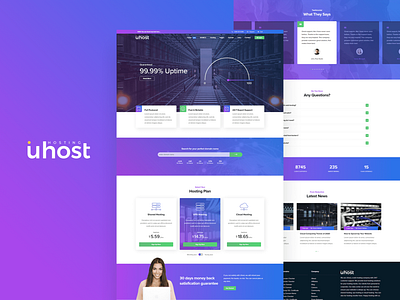 Uhost - Web Hosting & WHMCS Template