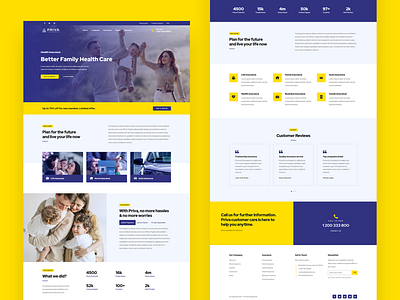 Insurance company website template bootstrap4 clean corporate design creative insurance company insurance website interface layout minimal ui design web design website