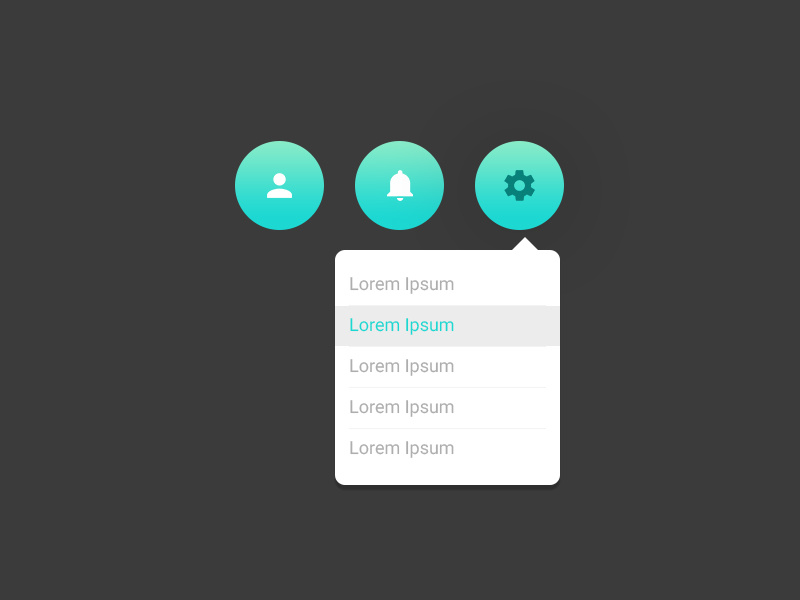 Daily Ui 027 dropdown interface design ui daily 027