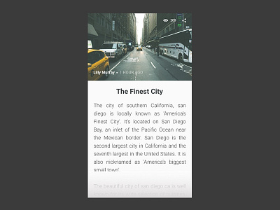 Daily Ui 035 034 blog daily design post ui