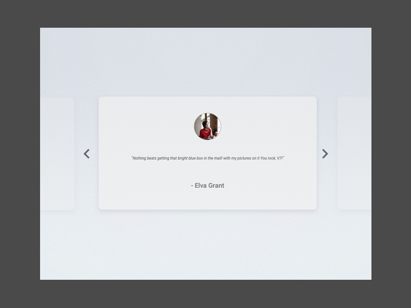 Daily Ui 039 testimonial interface design ui daily 038