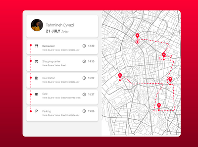 Location Tracker 020locationtracker dailyui design ui