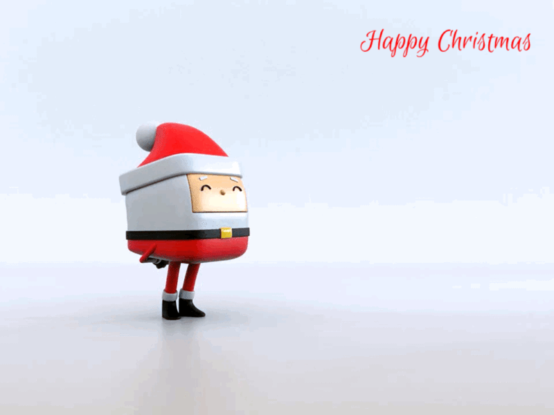 Santa&Rudolph 3d animation animation 3d justforfun maya motion animation