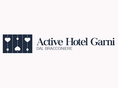 Active Hotel Garni - Logo chalet heart hotel logo mountain