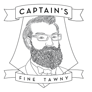 Captain's Fine Tawny Label