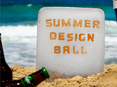 Design Ball beach ice outage photo type