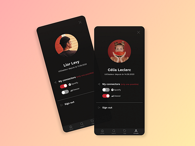 Daily UI #6 branding dailyui dailyui 006 dailyuichallenge design figma flat mobile profile ui user user interface ux