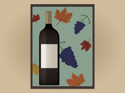 Wine bottle || Poster