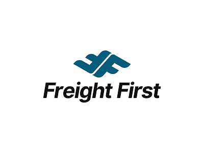 Freight First Logo adobe illustrator brand branding design freight graphic design logo logocore logodesign logotype transport transportation design vector