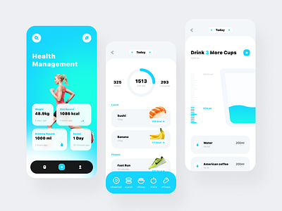 Fitness App app fitness health ui
