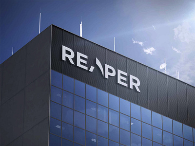 Reaper's scythe branding design icon illustrtaion logo reaper scythe