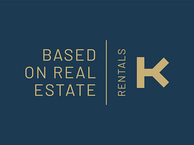 Based On Real Estate Rentals brand design branding design estate gold illustration investment investment logo key logo logo design logodesign logotype long logo rentals