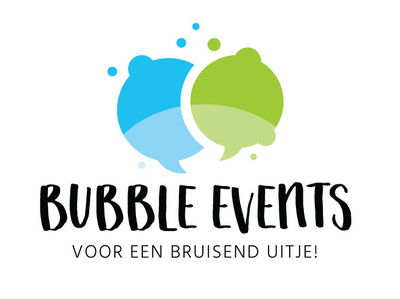 Bubble Events logo branding design icon illustration light logo talk vector