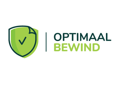 Optimaal Bewind logo branding design green illustration logo save typography