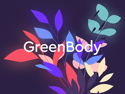GreenBody 💚 branding design illustration ui vector web