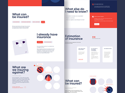 Insurance company 🔥 | UI/UX design branding illustration uxdesign web
